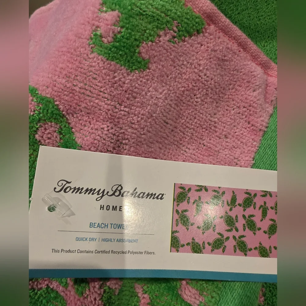 Tommy Bahama Sea Turtle Beach Towel-NWT